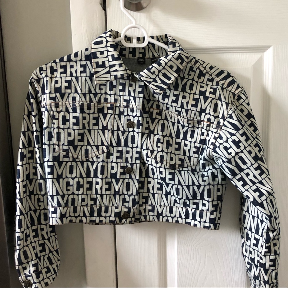 Opening Ceremony Cropped Logo Jacket